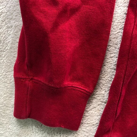 Polo Ralph Lauren Mens Sweater Size XL Pullover 1/4 Zip Stand Collar Casual Red - Picture 10 of 12